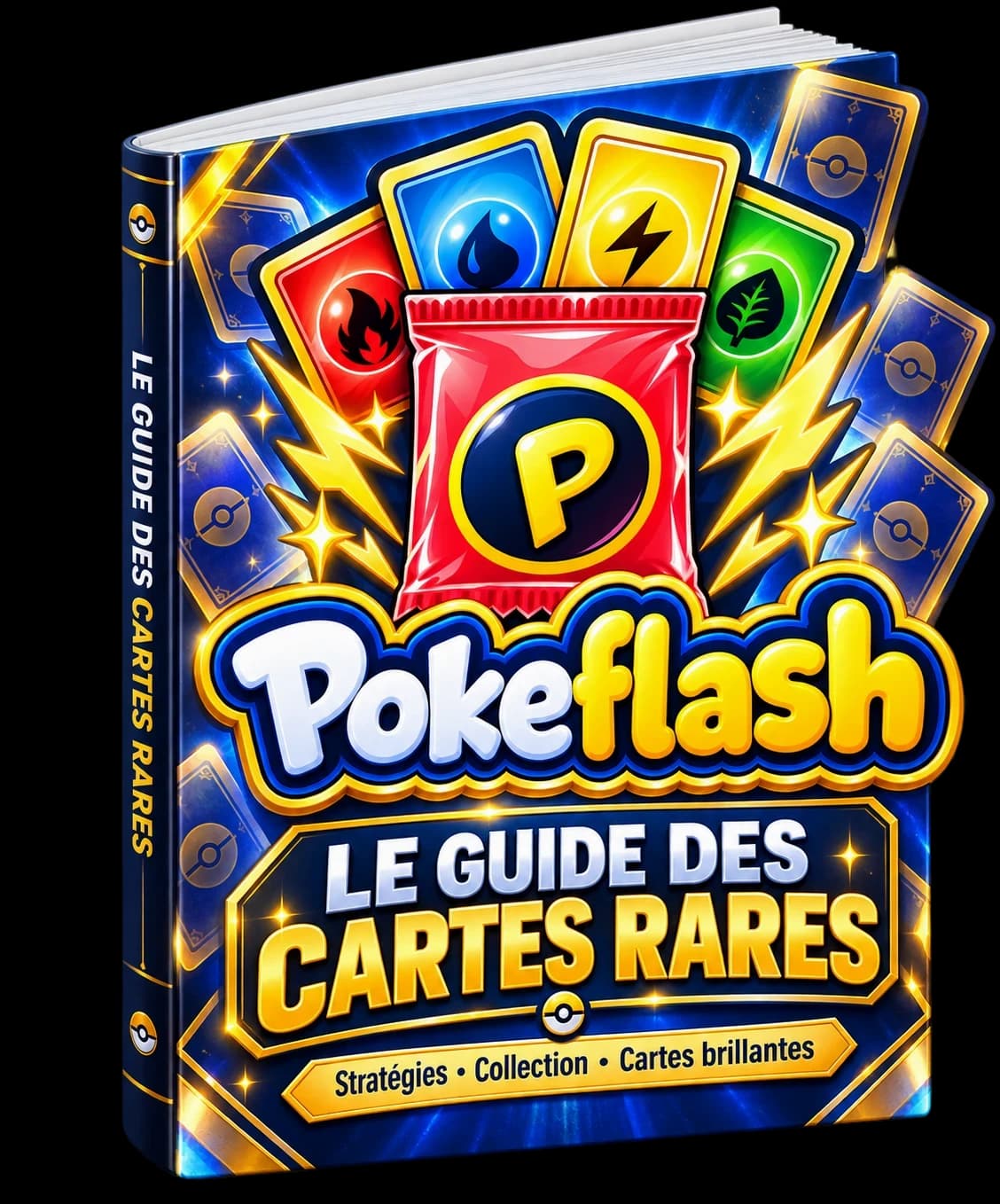 Couverture du guide PDF des cartes rares Pokeflash
