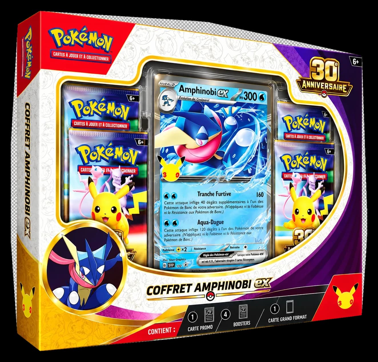 Coffret Amphinobi-ex JCC Pokémon 30ᵉ Anniversaire